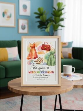 DDS Art Print, 8x10, Bible Verse, Paper Print, Unframed, Posher Series